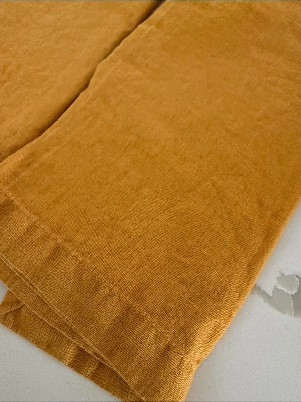 Williams Sonoma Signature Linen Napkins in Yolk - Set of 8